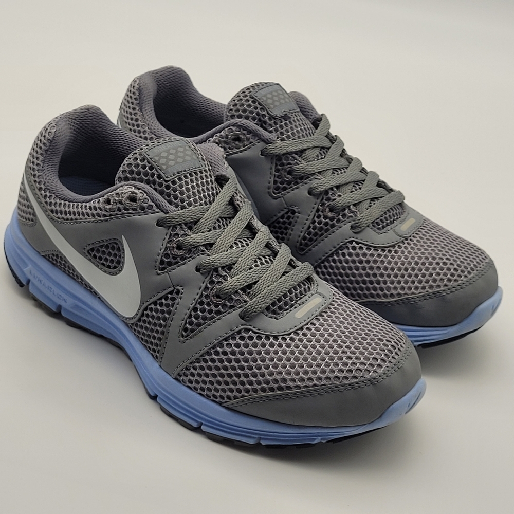 Nike Lunarfly +3 Breathe Running Shoes, Women's 7, Stealth White Cool Grey, Used